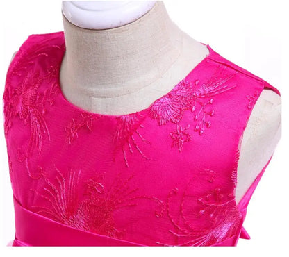 Elegantes Prinzessinnenkleid für Mädchen – Sommerliches Ballkleid für Hochzeit, Party & festliche Anlässe (Größe 100–160 / 3–10 Jahre)