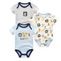 3-teiliges Baby-Set aus Baumwolle – Sommer-Body mit kurzen Ärmeln für Jungen & Mädchen (0–12 Monate)