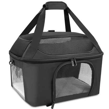 Atmungsaktiver Hunde-Rucksack – Tragbare & Faltbare Transporttasche für kleine Hunde & Katzen – Airline-Zulassung für Reisen