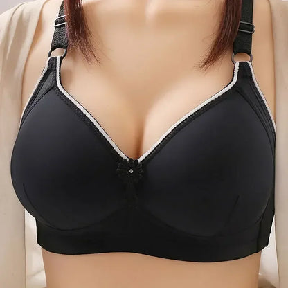 Push-Up BH ohne Bügel – BC-Cup mit seitlicher Stütze, 3 Haken, Damen Unterwäsche für mittleres Alter & Seniorinnen