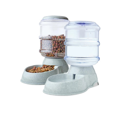 Automatischer Wasserspender & Futternapf – 2-in-1 Futterstation mit großer Kapazität für Hunde & Katzen