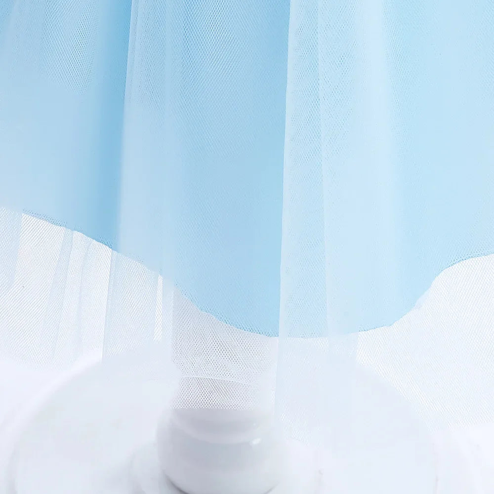 Elegantes Prinzessinnenkleid für Mädchen mit Pailletten & Tüll – Festliches Kleid für Auftritte, Feiern & besondere Anlässe