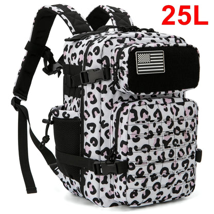 QT&QY Taktischer Rucksack 25L/45L – Outdoor Survival Bug Out Bag für Männer & Frauen – Schulrucksack mit Flaschenhalter