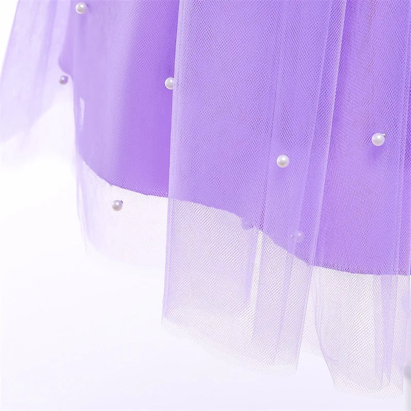Elegantes Weihnachtskleid für Mädchen – Rückenfreies Prinzessinnenkleid mit Schleife – Festliches Ballkleid für Gala, Geburtstag & Hochzeit (Grün)