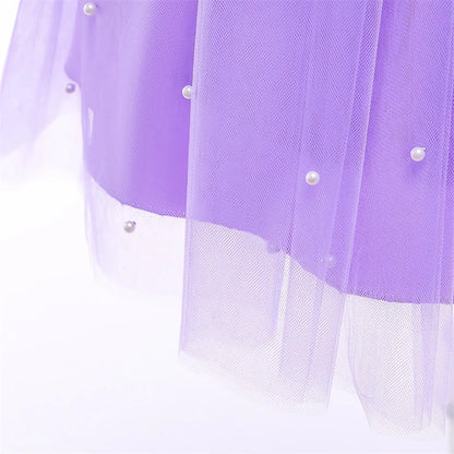 Elegantes Weihnachtskleid für Mädchen – Rückenfreies Prinzessinnenkleid mit Schleife – Festliches Ballkleid für Gala, Geburtstag & Hochzeit (Grün)