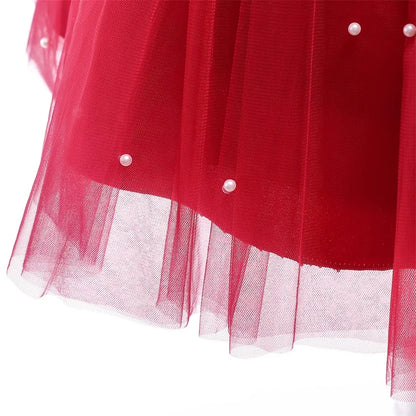 Elegantes Weihnachtskleid für Mädchen – Rückenfreies Prinzessinnenkleid mit Schleife – Festliches Ballkleid für Gala, Geburtstag & Hochzeit (Grün)