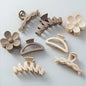 8er-Set Große Haarclips für Damen – Blumenform Haarklammern für dickes Haar – Stylische Haarspangen & Accessoires