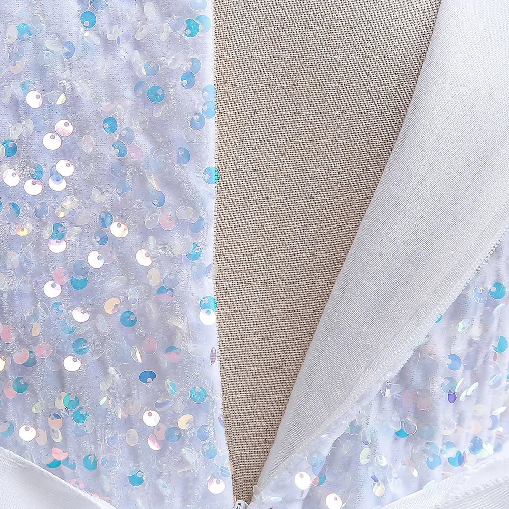 Elegantes Prinzessinnenkleid für Mädchen mit Pailletten & Tüll – Festliches Kleid für Auftritte, Feiern & besondere Anlässe