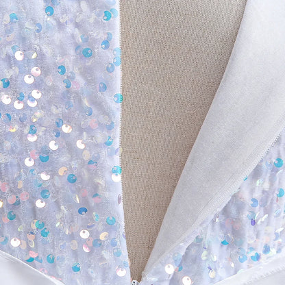 Elegantes Prinzessinnenkleid für Mädchen mit Pailletten & Tüll – Festliches Kleid für Auftritte, Feiern & besondere Anlässe