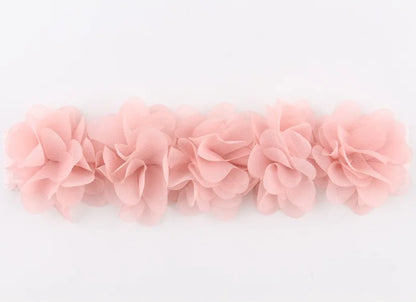 Blumen Baby Haarband für Mädchen – Elastisches Stirnband mit Schleife | Weiches Turban-Haarband für Kleinkinder & Neugeborene