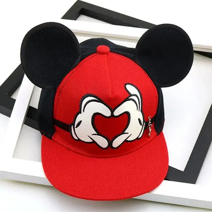 Kinder Baseballcap mit Mickey-Maus-Motiv – Verstellbare Cartoon Snapback Mütze für Jungen & Mädchen (3–8 Jahre)
