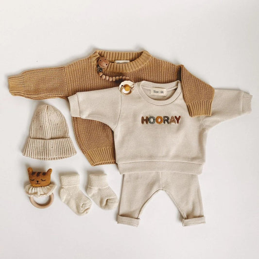 🧸 Baby Mädchen/Jungen Set – Frühling/Herbst