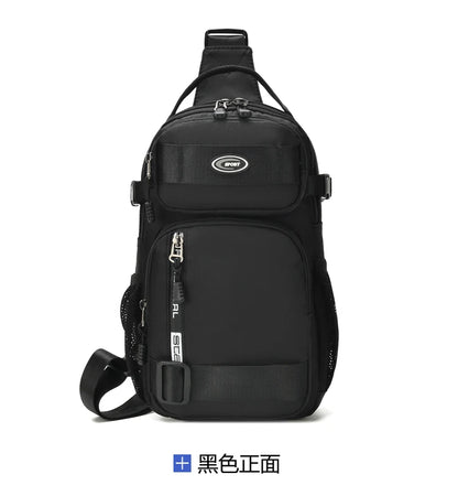 Große Herren Gürteltasche / Crossbody Bag – Leichte Oxford Brusttasche mit hoher Kapazität – Schultertasche für Alltag & Freizeit