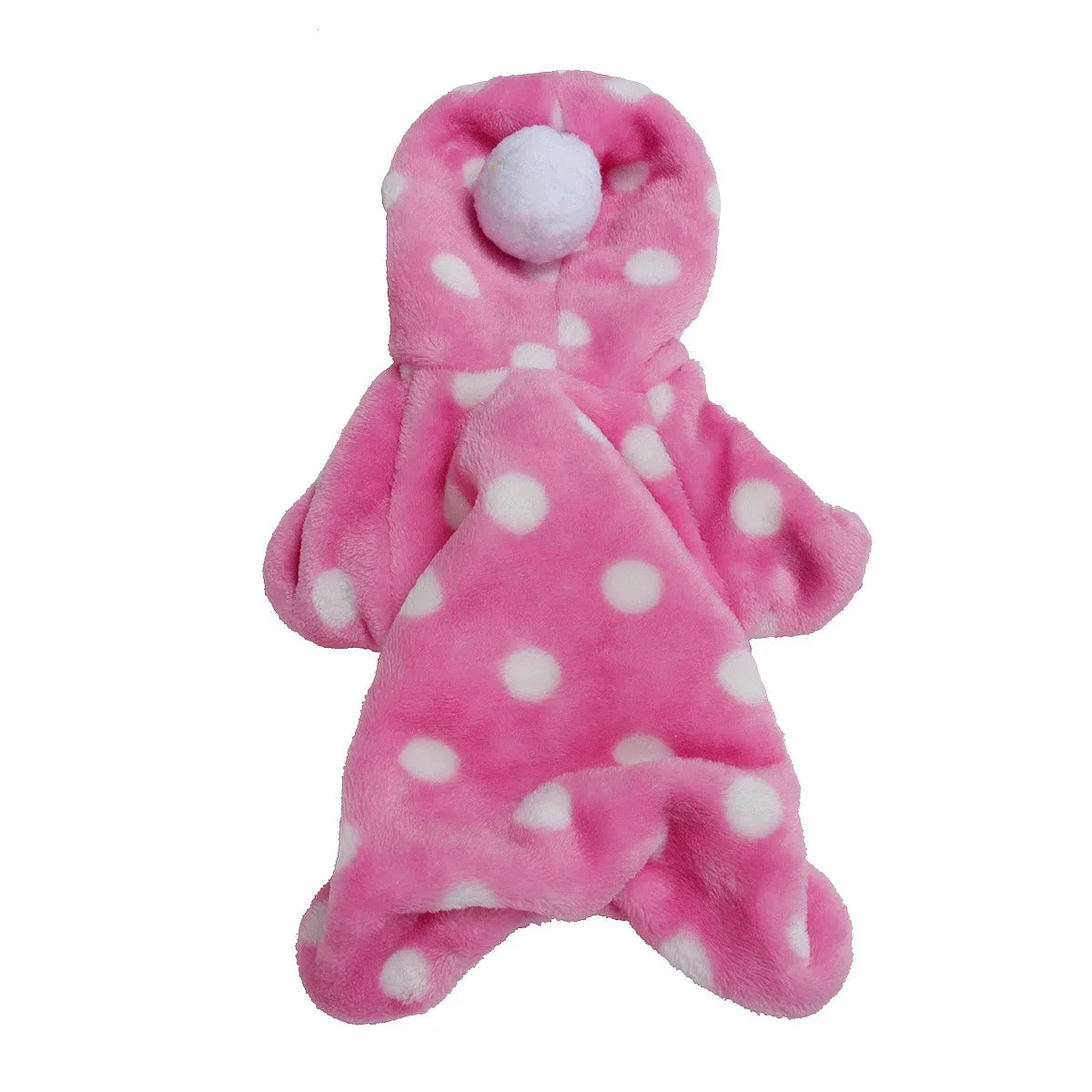 Weiche Flanell-Hundepyjama mit Streifen – Warmes Vierbeiniges Haustierkostüm für Herbst & Winter