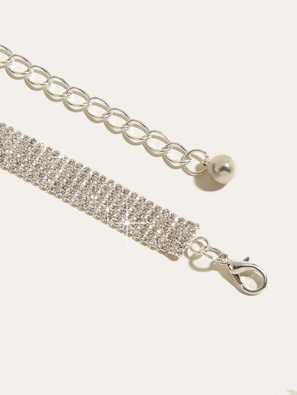 Luxuriöser Damen Taillengürtel mit Strass – Glänzende Kettengürtel aus Metall & Kristall für Partys, Kleider & besondere Anlässe