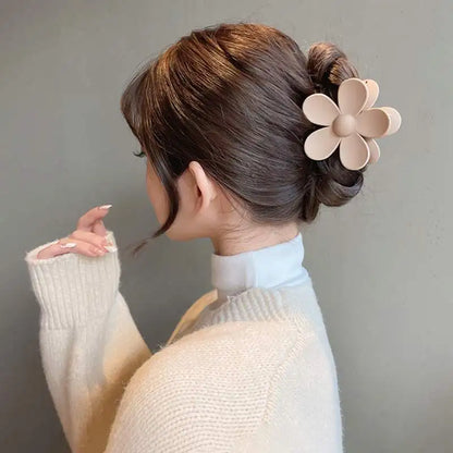8er-Set Große Haarclips für Damen – Blumenform Haarklammern für dickes Haar – Stylische Haarspangen & Accessoires