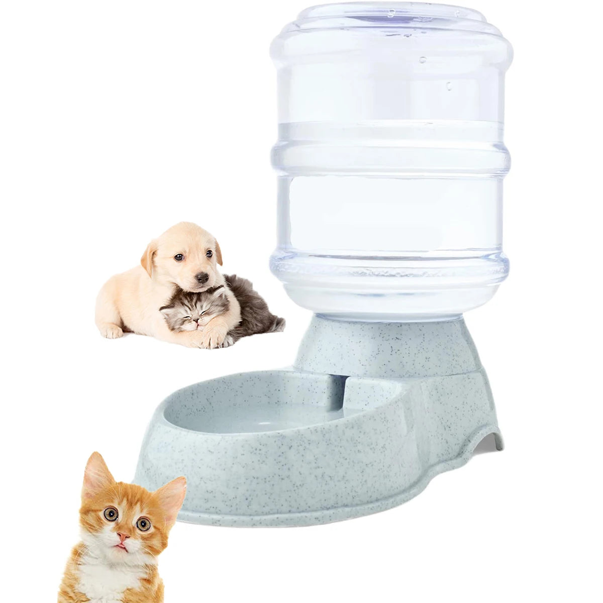 Automatischer Wasserspender & Futternapf – 2-in-1 Futterstation mit großer Kapazität für Hunde & Katzen
