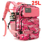 QT&QY Taktischer Rucksack 25L/45L – Outdoor Survival Bug Out Bag für Männer & Frauen – Schulrucksack mit Flaschenhalter