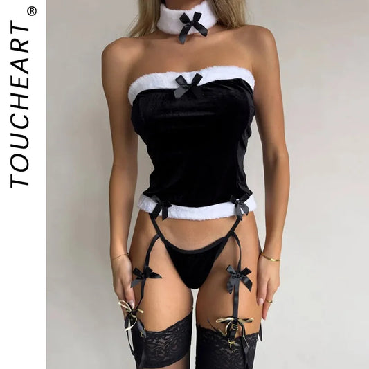 Sexy Damen-Unterwäsche Set – Spitzen-Bralette & Slip – Verführerisches Dessous-Set ohne Bügel für besondere Momente