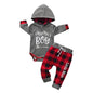 Baby Jungen 2-teiliges Frühlings- & Herbst-Outfit – Langarm-Hoodie Romper & Hose aus Baumwolle | Neugeborenen Set 0–12 Monate