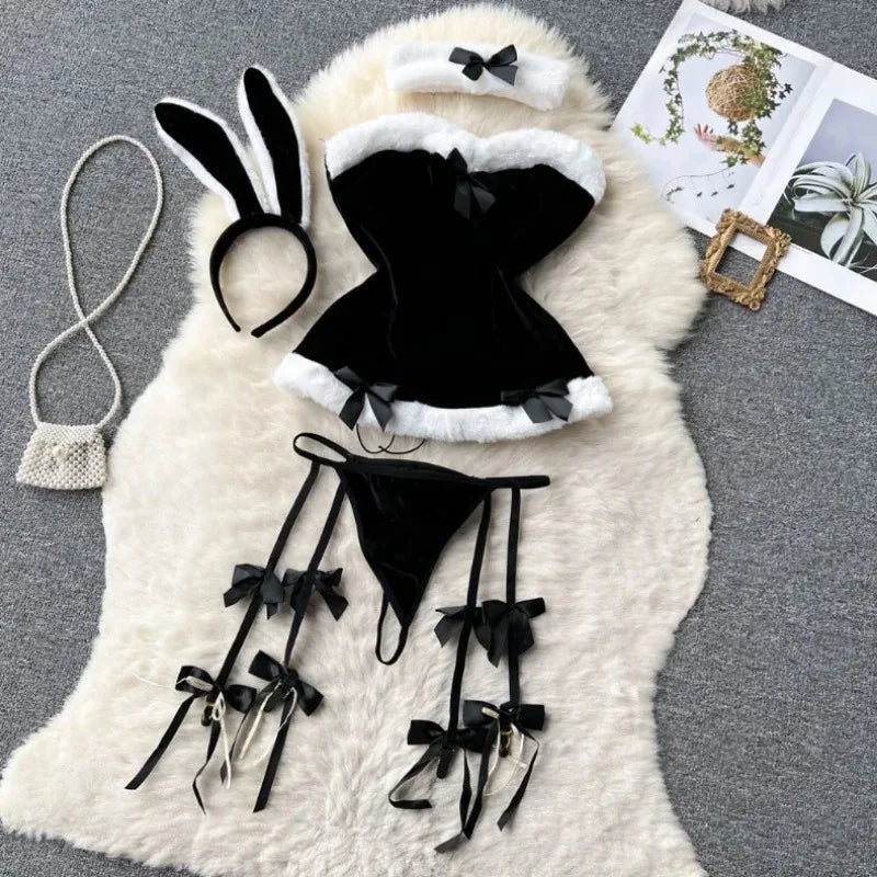 Sexy Damen-Unterwäsche Set – Spitzen-Bralette & Slip – Verführerisches Dessous-Set ohne Bügel für besondere Momente