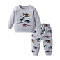 2-teiliges Baby-Set für Herbst – Langarm-Shirt mit Schriftzug & Hose – Unisex Baumwoll-Outfit für Neugeborene & Kleinkinder (0–24 Monate)