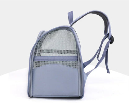 Tragbarer Katzenrucksack – Atmungsaktive Transporttasche für Katzen & kleine Hunde | Outdoor & Reise geeignet
