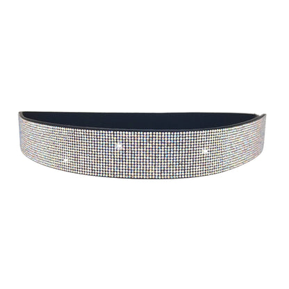 Exklusiver Damen-Gürtel mit Strass – Elastischer Modestretch-Gürtel für Kleider & festliche Anlässe