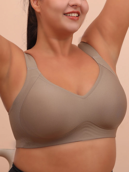 Komfort BH für große Größen – 6XL Damen-BH ohne Bügel, Schlaf-BH, Yoga-BH, Anti-Sagging, Atmungsaktiv