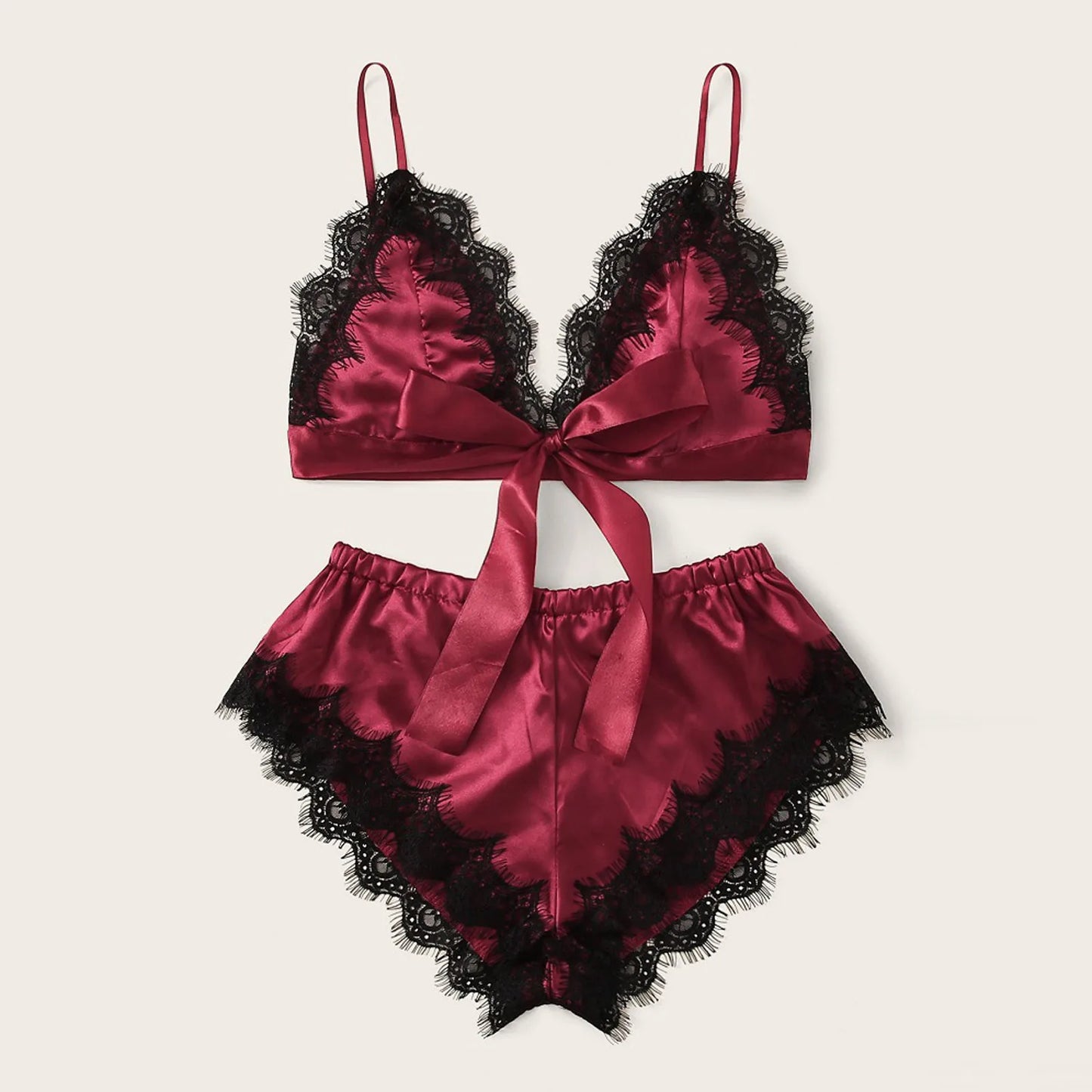 Sexy Babydoll Dessous für Damen – Reizwäsche Set aus Spitze, Nachtwäsche, Unterwäsche, Schlafanzug