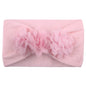 Elastisches Haarband mit Schleife für Mädchen – Blumenmuster Turban-Stirnband | Weiches Kinder-Haaraccessoire für Neugeborene & Kleinkinder