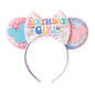 2024 Disney Mickey & Minnie Maus Ohren Haarreif – Glitzernde Sequin-Schleife – Für Kinder & Erwachsene – DIY Disneyland Accessoire