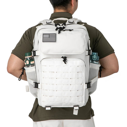 QT&QY Taktischer Rucksack 25L/45L – Outdoor Survival Bug Out Bag für Männer & Frauen – Schulrucksack mit Flaschenhalter