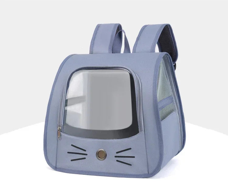 Tragbarer Katzenrucksack – Atmungsaktive Transporttasche für Katzen & kleine Hunde | Outdoor & Reise geeignet