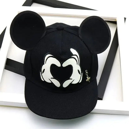 Kinder Baseballcap mit Mickey-Maus-Motiv – Verstellbare Cartoon Snapback Mütze für Jungen & Mädchen (3–8 Jahre)