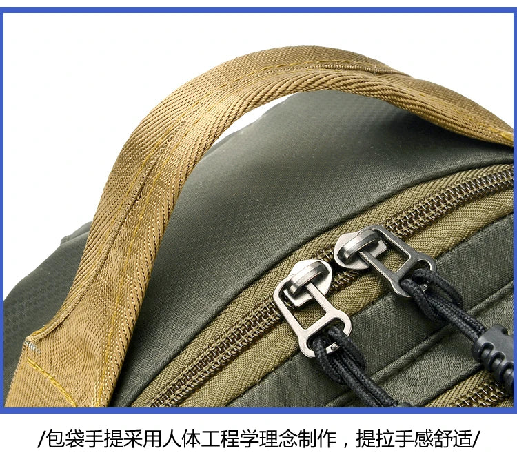 Große Herren Gürteltasche / Crossbody Bag – Leichte Oxford Brusttasche mit hoher Kapazität – Schultertasche für Alltag & Freizeit