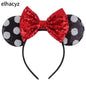 2025 Disney Minnie Maus Haarreif mit Stickerei & Pailletten – Party-Accessoire für Kinder & Erwachsene