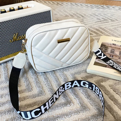 Damen Umhängetasche – Kleine Vintage Schultertasche aus PU-Leder mit Reißverschluss – Sommer Reisetasche für Frauen