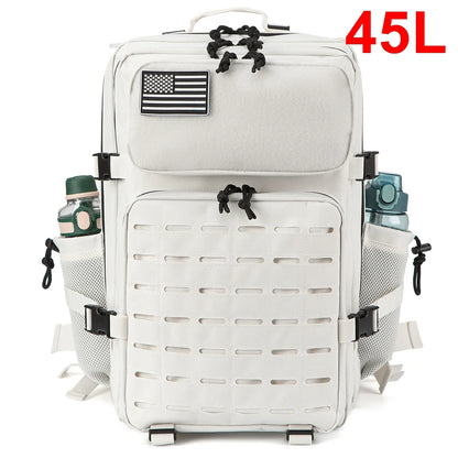 QT&QY Taktischer Rucksack 25L/45L – Outdoor Survival Bug Out Bag für Männer & Frauen – Schulrucksack mit Flaschenhalter