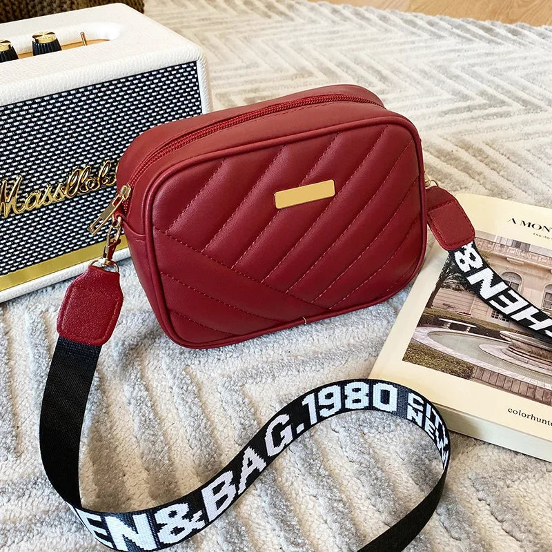 Damen Umhängetasche – Kleine Vintage Schultertasche aus PU-Leder mit Reißverschluss – Sommer Reisetasche für Frauen