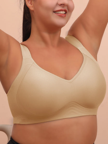 Komfort BH für große Größen – 6XL Damen-BH ohne Bügel, Schlaf-BH, Yoga-BH, Anti-Sagging, Atmungsaktiv