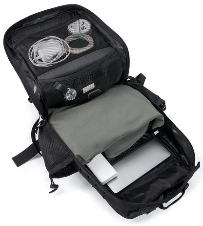 QT&QY Taktischer Rucksack 25L/45L – Outdoor Survival Bug Out Bag für Männer & Frauen – Schulrucksack mit Flaschenhalter