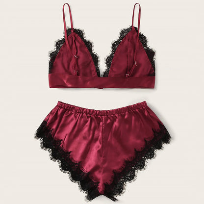 Sexy Babydoll Dessous für Damen – Reizwäsche Set aus Spitze, Nachtwäsche, Unterwäsche, Schlafanzug
