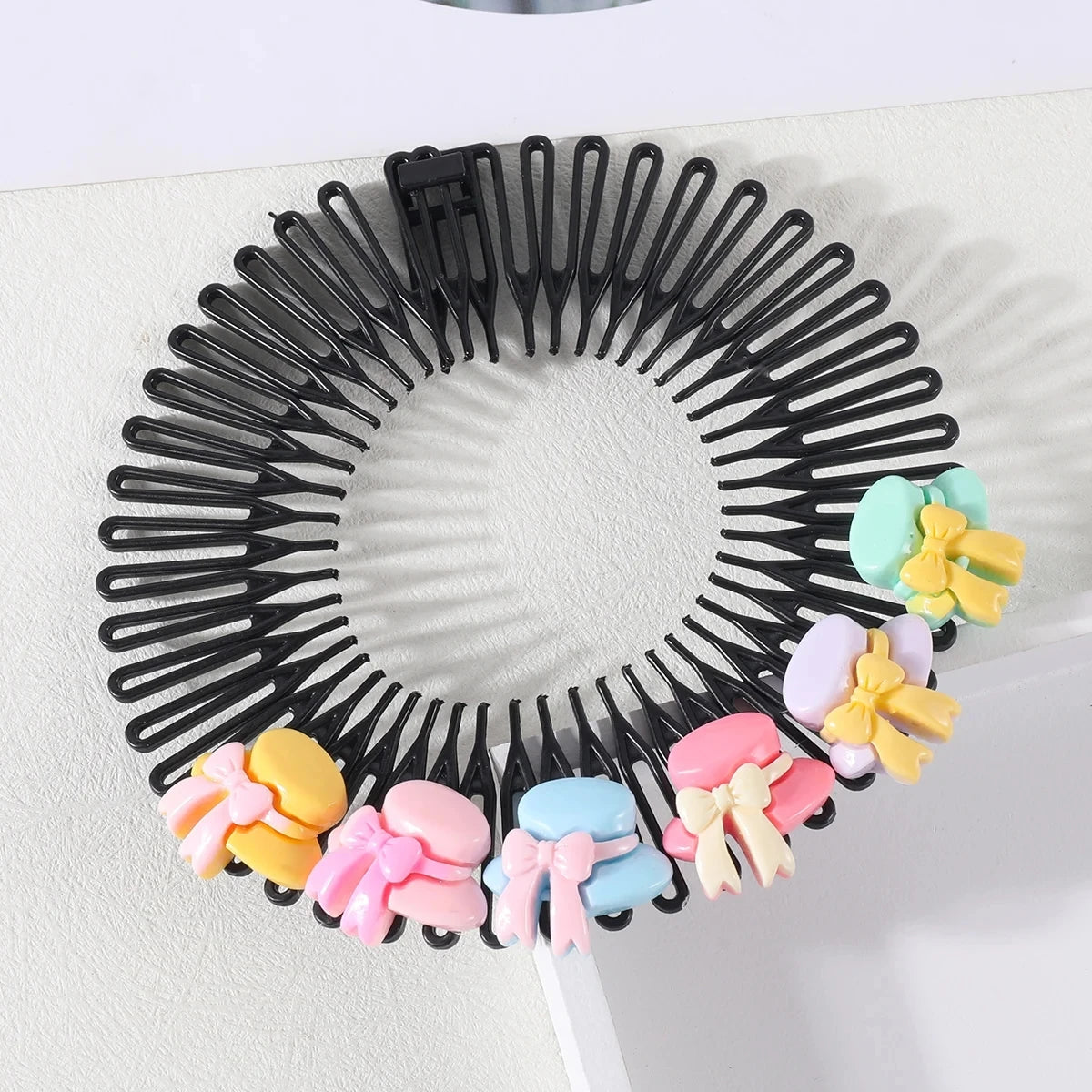 Y2K Haar-Accessoires für Mädchen – 1/3 Stück Haarreif-Kämme mit bunten Sternen & Häschen-Motiv | Süße Haarspangen für Prinzessinnen & Kinder
