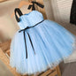 Elegantes Weihnachtskleid für Mädchen – Rückenfreies Prinzessinnenkleid mit Schleife – Festliches Ballkleid für Gala, Geburtstag & Hochzeit (Grün)