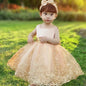 Sommerliches Prinzessinnenkleid für Mädchen – Ärmellos mit Rückenschleife & Pailletten – Festliches Kleid für Hochzeit, Party & Geburtstag