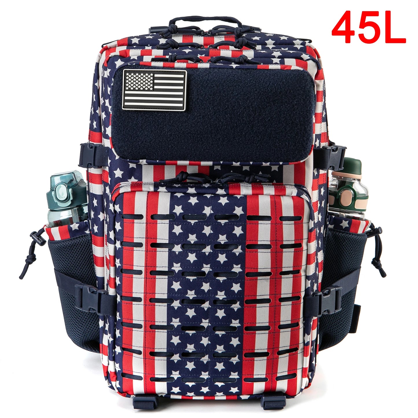 QT&QY Taktischer Rucksack 25L/45L – Outdoor Survival Bug Out Bag für Männer & Frauen – Schulrucksack mit Flaschenhalter