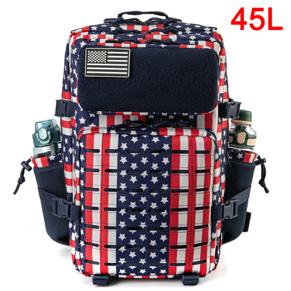 QT&QY Taktischer Rucksack 25L/45L – Outdoor Survival Bug Out Bag für Männer & Frauen – Schulrucksack mit Flaschenhalter
