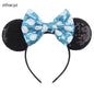2025 Disney Minnie Maus Haarreif mit Stickerei & Pailletten – Party-Accessoire für Kinder & Erwachsene