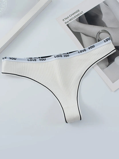 Damen Unterwäsche – Sexy & Atmungsaktive Low-Waist G-String Slip aus Baumwolle